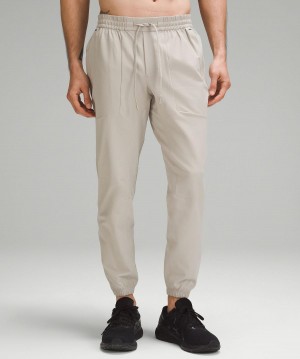 Beige Men Lululemon License to Train Joggers | AU_LuLu51030