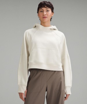 Beige Women Lululemon Scuba Oversized Hoodies & Sweatshirts | AU_LuLu52675