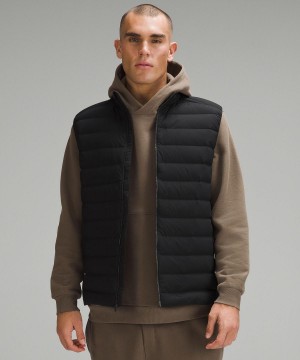 Black Men Lululemon Navigation Down Vest Coats & Jackets | AU_LuLu19717