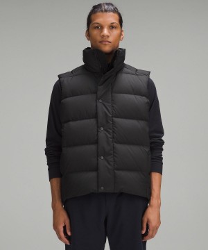 Black Men Lululemon Wunder Puff Vest Coats & Jackets | AU_LuLu99370