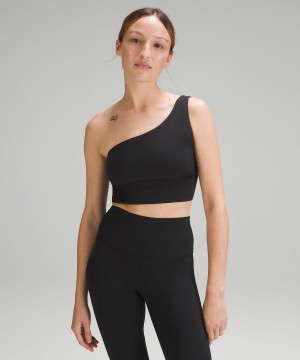 Black Women Lululemon Align™ Asymmetrical Sports Bra | AU_LuLu75691