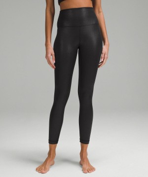 Black Women Lululemon Align™ High-Rise Pant 25" Leggings | AU_LuLu76228