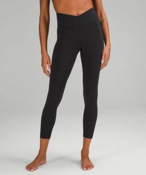 Black Women Lululemon Align™ V-Waist Pant 25" Leggings | AU_LuLu89921