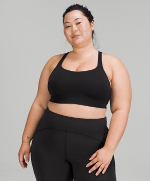 Black Women Lululemon All Powered Up Sports Bra | AU_LuLu97520