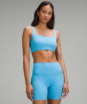 Blue Light Women Lululemon Bend This Scoop and Square Sports Bra | AU_LuLu28100