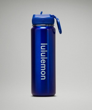 Blue Men Lululemon Back to Life Sport Bottle 24oz Water Bottles | AU_LuLu39616