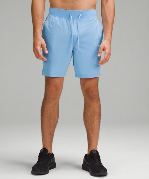 Blue Men Lululemon T.H.E. Linerless 7" Shorts | AU_LuLu64434