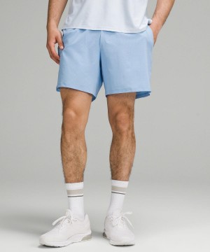 Blue Men Lululemon Vented Tennis 6" Classic Fit Shorts | AU_LuLu36963