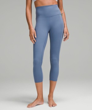 Blue Women Lululemon Align™ High-Rise Crop with Pockets 23" Pants | AU_LuLu11269