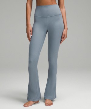 Blue Women Lululemon Align™ High-Rise Ribbed Mini-Flare Pant Leggings | AU_LuLu99461