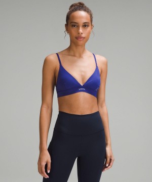 Blue Women Lululemon License to Train Triangle Light Support, A/B Cup Sports Bra | AU_LuLu34284