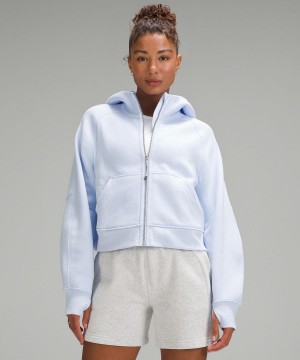 Blue Women Lululemon Scuba Oversized Full-Zip Hoodies & Sweatshirts | AU_LuLu26893