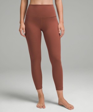 Copper Women Lululemon Wunder Under SmoothCover High-Rise Tight 25" Leggings | AU_LuLu30668