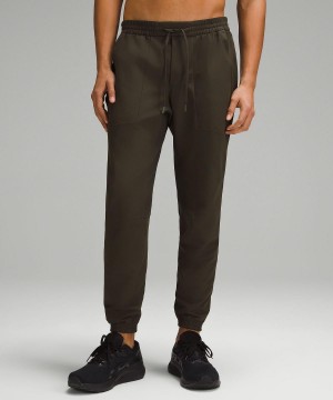 Dark Olive Men Lululemon License to Train Joggers | AU_LuLu60707