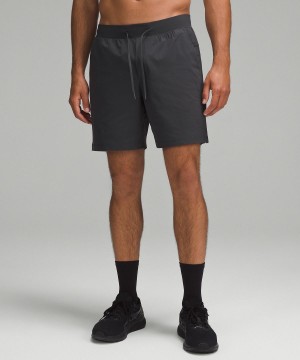 Deep Grey Men Lululemon Zeroed In Linerless 7" Shorts | AU_LuLu82610