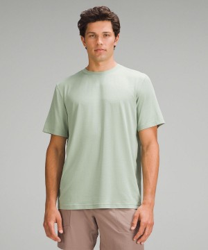 Green Men Lululemon License to Train Relaxed-Fit Short-Sleeve Shirts | AU_LuLu47914