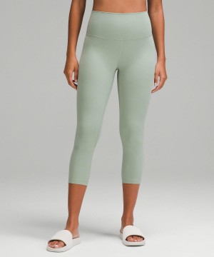 Green Women Lululemon Align™ High-Rise Crop 21" Pants | AU_LuLu59506