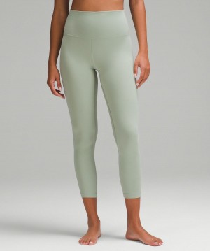 Green Women Lululemon Align™ High-Rise Crop 23" Pants | AU_LuLu22181