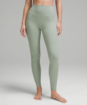 Green Women Lululemon Align™ High-Rise Pant with Pockets 28" Leggings | AU_LuLu73017