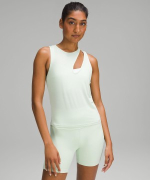 Green Women Lululemon Shoulder Cut-Out Yoga Tank Top | AU_LuLu96038