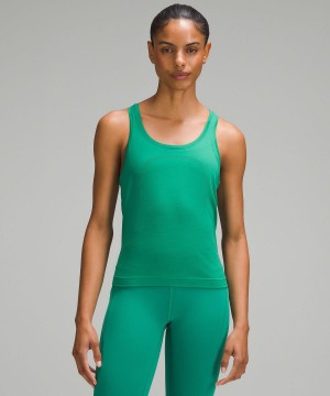 Green Women Lululemon Swiftly Tech Racerback 2.0 Shirts | AU_LuLu44833