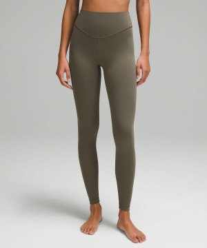 Green Women Lululemon Wunder Under SmoothCover High-Rise Tight 28" Leggings | AU_LuLu10667