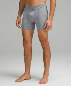 Grey Men Lululemon Rapid Vent Tech Boxer 5" Underwear | AU_LuLu11977