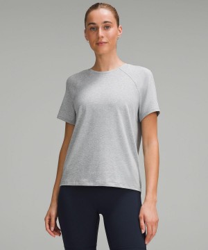 Grey Women Lululemon License to Train Classic-Fit T-Shirt Shirts | AU_LuLu56522