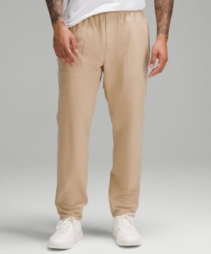 Khaki Men Lululemon Utilitech Classic-Fit Pull-On Trousers | AU_LuLu55040