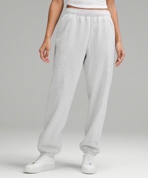 Light Grey Women Lululemon Scuba Mid-Rise Oversized Pants | AU_LuLu73180