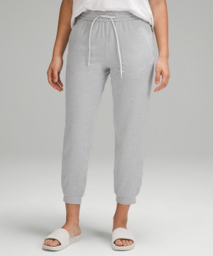 Light Grey Women Lululemon Soft Jersey Classic-Fit Mid-Rise Joggers | AU_LuLu29820