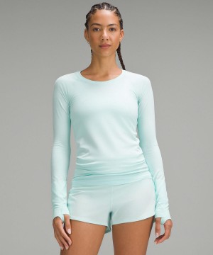 Mint Women Lululemon Swiftly Tech 2.0 Long Sleeve Shirts | AU_LuLu59837