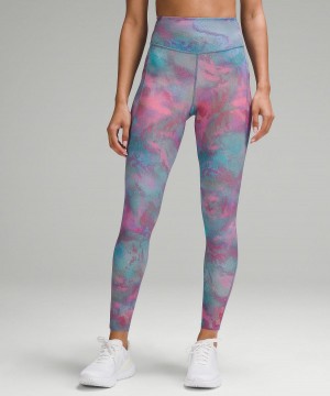 Multicolor Women Lululemon Fast and Free High-Rise Tight 28” Pockets Leggings | AU_LuLu81351