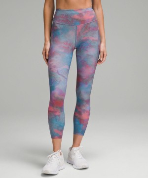 Multicolor Women Lululemon Fast and Free High-Rise Tight 25” Pockets Leggings | AU_LuLu22049