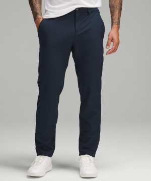 Navy Men Lululemon ABC Classic-Fit 32"L Pants | AU_LuLu77395