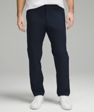 Navy Men Lululemon ABC Classic-Fit 32"L Pants | AU_LuLu64573