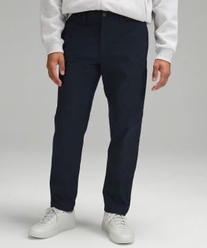 Navy Men Lululemon ABC Classic-Fit 34"L Pants | AU_LuLu51086