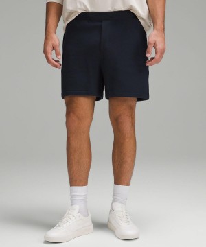 Navy Men Lululemon Steady State 5" Shorts | AU_LuLu85154