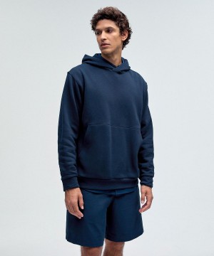 Navy Men Lululemon Steady State Hoodies & Sweatshirts | AU_LuLu65015