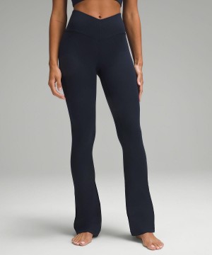 Navy Women Lululemon Align™ V-Waist Mini-Flare Pant Leggings | AU_LuLu38768