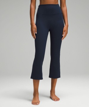 Navy Women Lululemon Groove Super-High-Rise Crop 23" Leggings | AU_LuLu58177