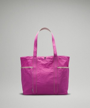 Pink Bag Lululemon Daily Multi-Pocket 20L Tote Bag | AU_LuLu62983