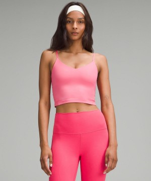 Pink Women Lululemon Align™ Cropped Cami Tank Top | AU_LuLu34674