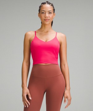 Pink Women Lululemon Align™ Cropped Cami Shirts | AU_LuLu21515