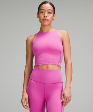 Pink Women Lululemon Align™ High-Neck Shirts | AU_LuLu57463