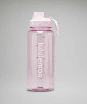 Pink Women Lululemon Back to Life Clear Bottle 32oz Water Bottles | AU_LuLu34216