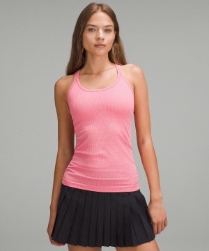 Pink Women Lululemon Ebb to Street Tank Top | AU_LuLu73957