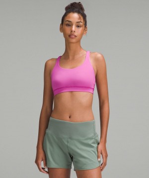 Pink Women Lululemon Energy Sports Bra | AU_LuLu36402