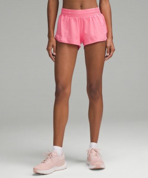 Pink Women Lululemon Hotty Hot Low-Rise Lined 2.5" Shorts | AU_LuLu39528