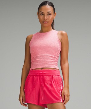 Pink Women Lululemon License to Train Tight-Fit Shirts | AU_LuLu30150